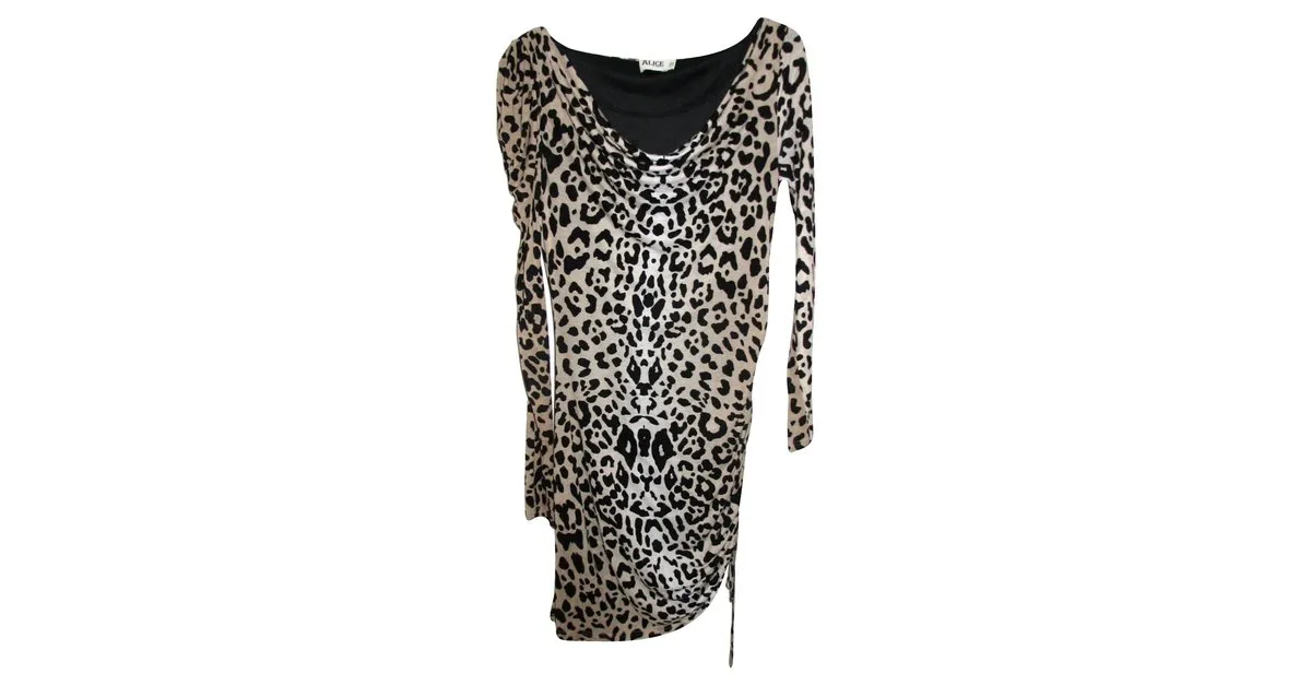 Alice by Temperley Vestidos Estampado de leopardo 