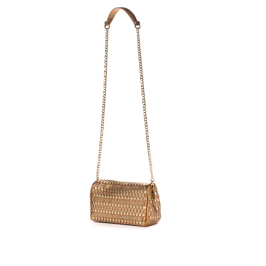 BANDOLERA V126 METAL COBRE & PLATINO