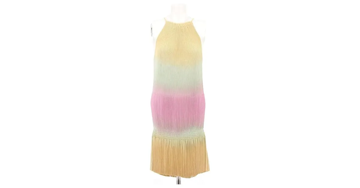 BLUMARINE Vestidos T.ÉL 42 Viscosa Multicolor 