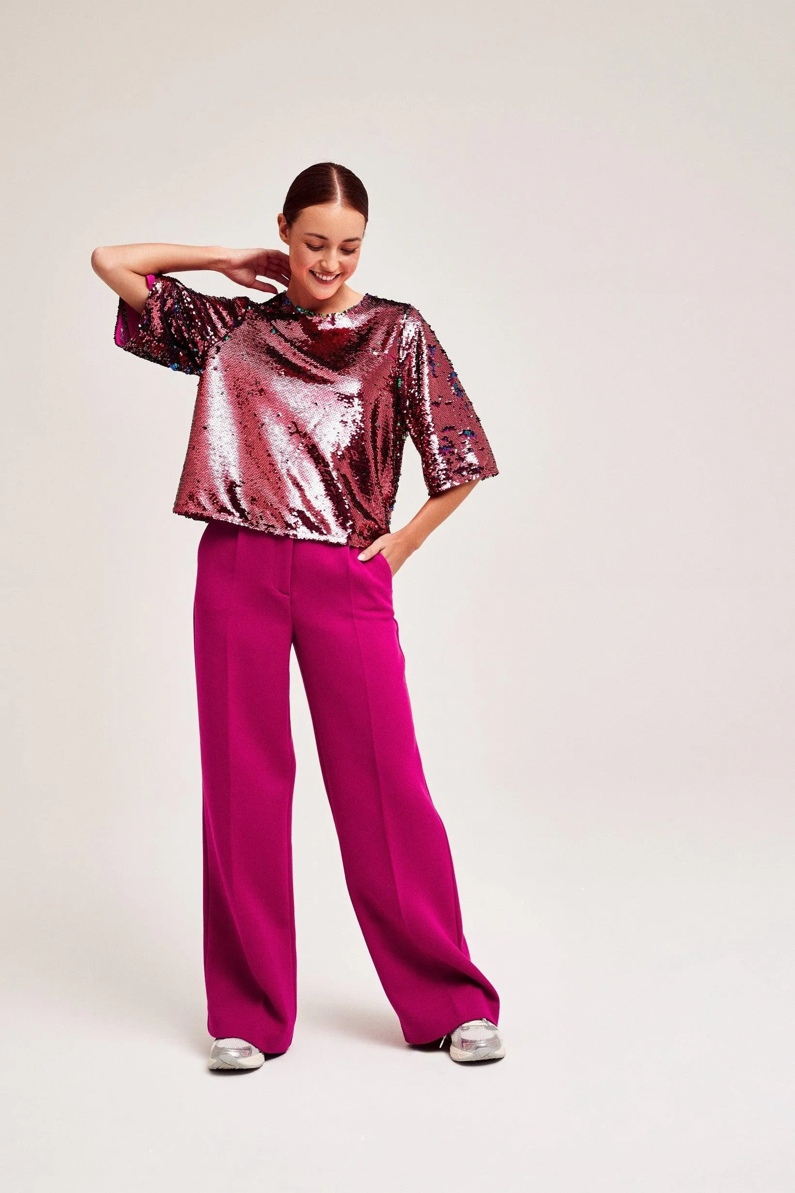 Blusa CKS Tiria Dark Pink