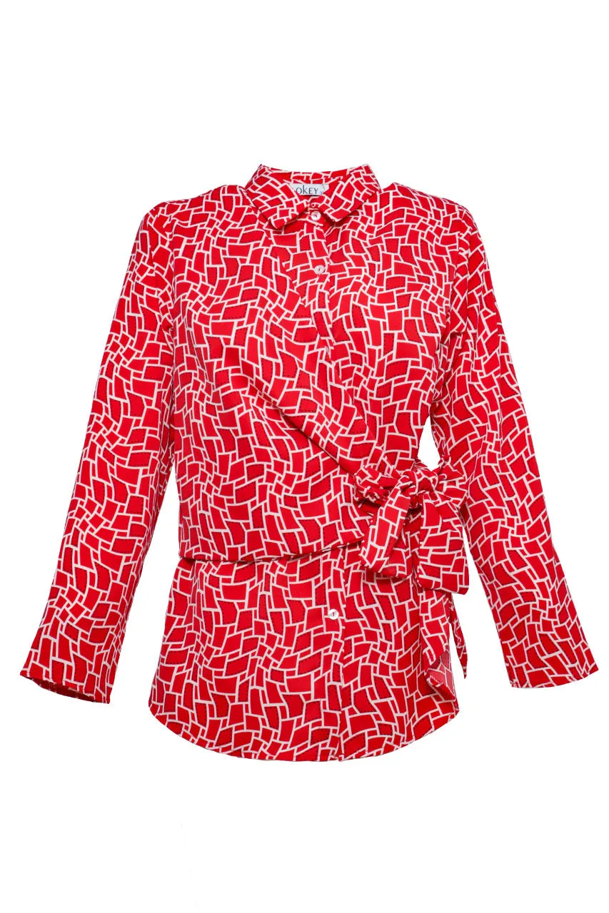 Blusa Estampada para Mujer Okey 964