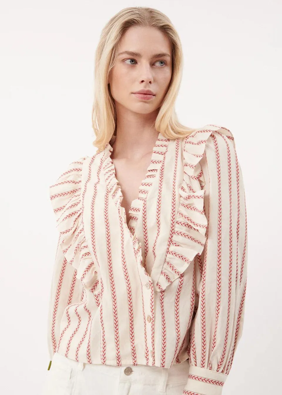 Blusa FRNCH Taya Creme