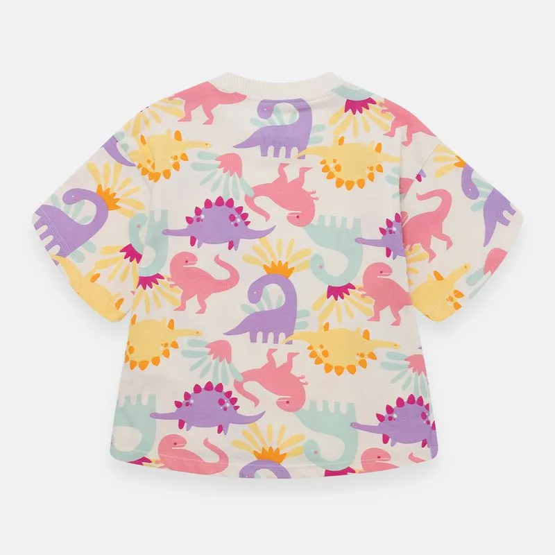 Camisa manga corta silueta oversize