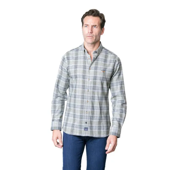 Camisa Spagnolo Gabardina Cuadros