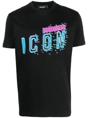 CAMISETA PIXELED ICON NEGRA