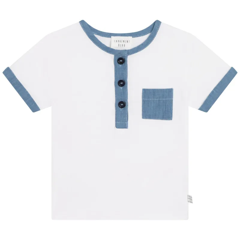 CARREMENT BEAU Camiseta bimateria