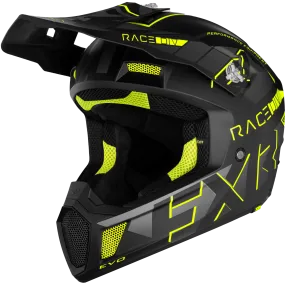 Casco de Cross FXR Clutch Evo HiVis
