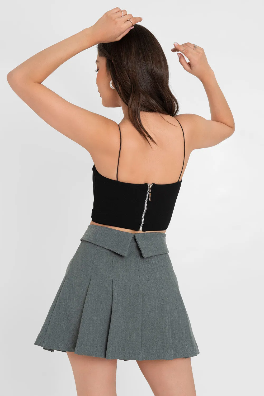 Crop top tirantes escote v