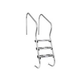 Escalera FÁCIL ACCESO Piscina Pública 3 Peldaños A-316 Electropulida