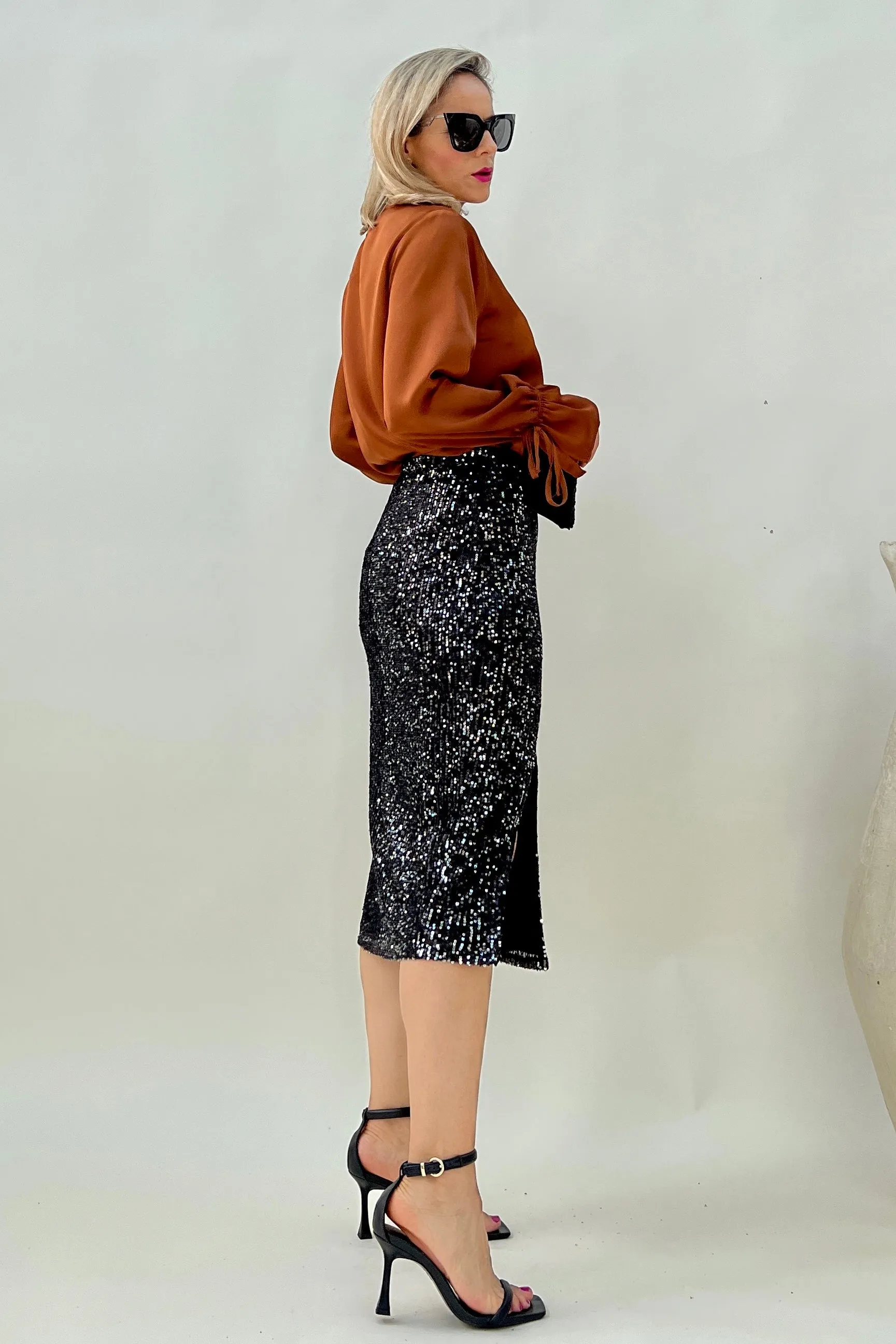 FALDA LENTEJUELA