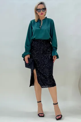 FALDA LENTEJUELA