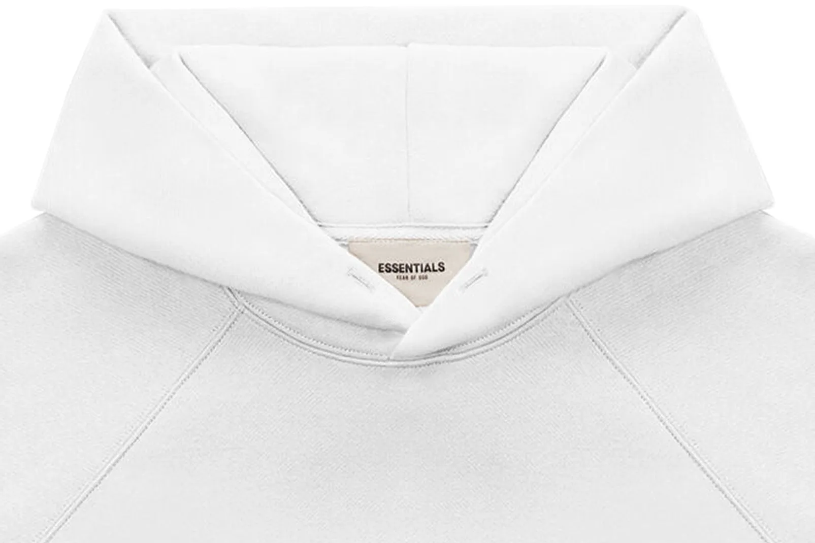 Fear of God Essentials Pullover Hoodie Applique Logo White