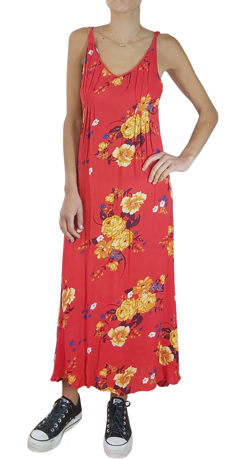 FREE PEOPLE Vestido Flores Amarillas