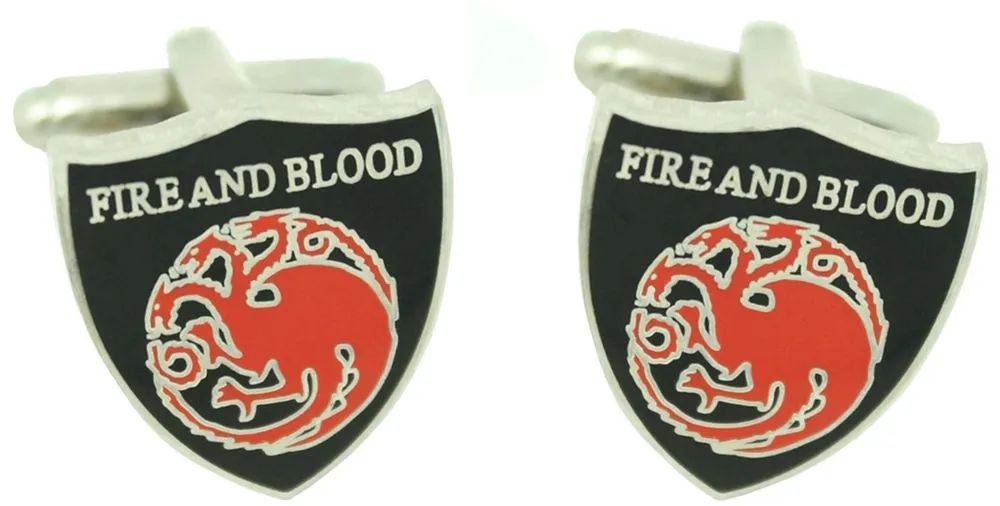 Gemelos para camisa Juego de Tronos Casa Targaryen