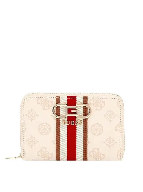 GUESS NELKA Cartera mediana con cremallera