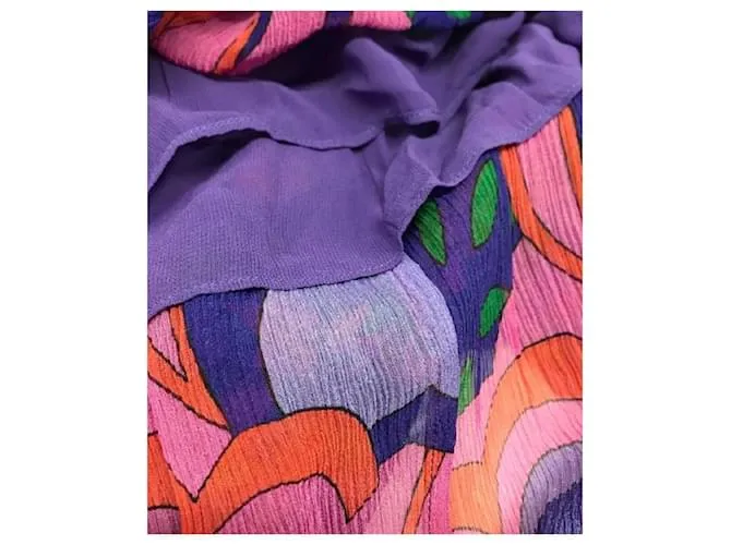 ****ISABEL MARANT Vestido sin mangas con cuello en V Púrpura 
