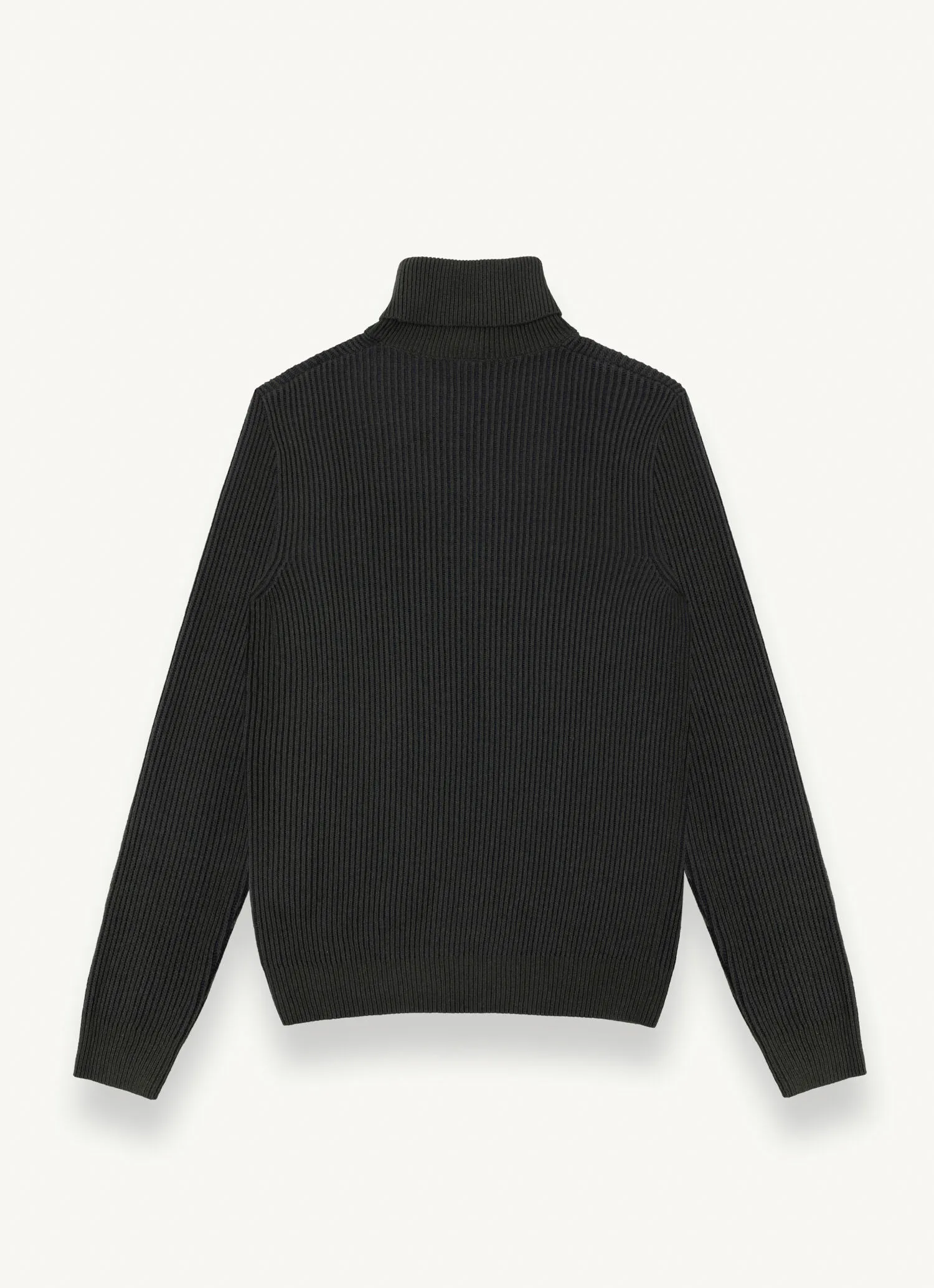 Jersey de cuello alto de lana y cachemira