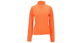 Jersey de cuello alto Philosophy Di Lorenzo Serafini en lana virgen naranja 