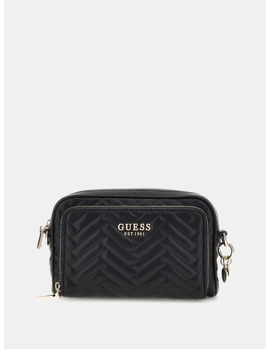 Mini bandolera Anning pespunteada de Guess