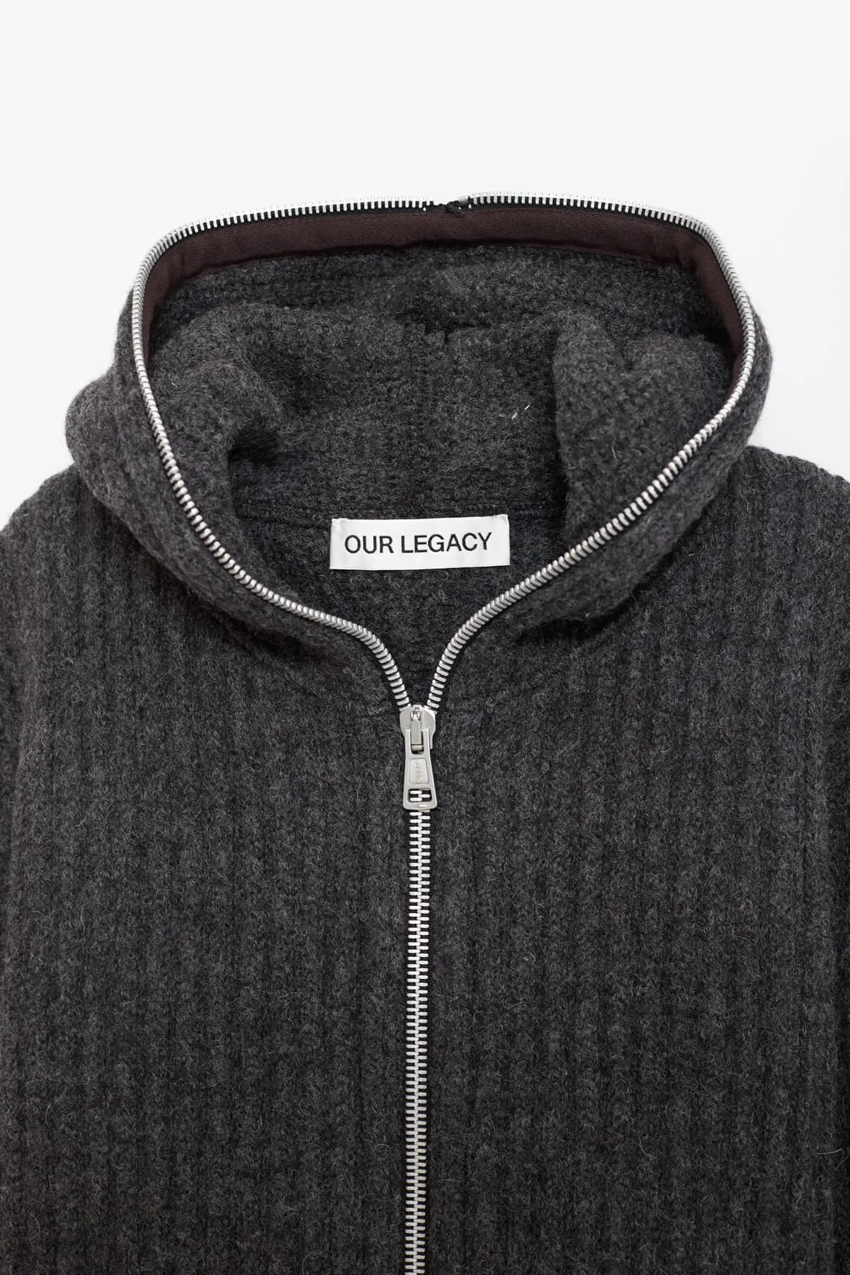 OUR LEGACY ANTRACITE FULL ZIP HOOD JACKET
