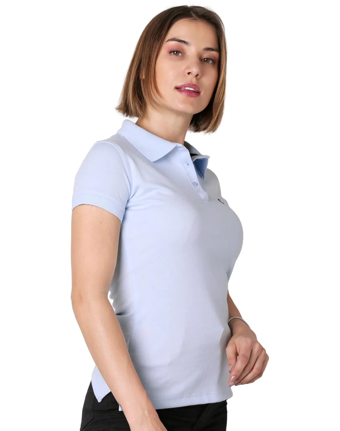 Playera Mujer Básico Polo Azul Stfashion 52605000