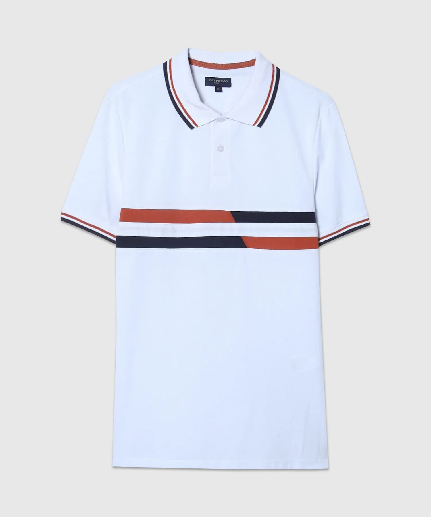 Polo Tejida con Franjas-