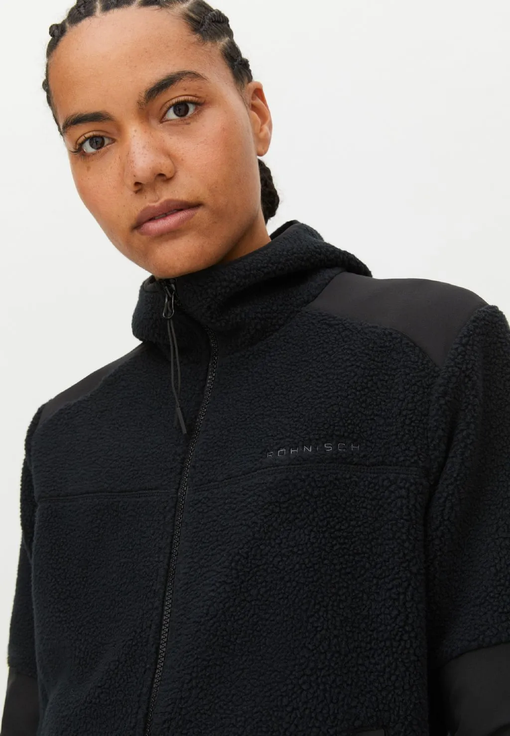 Röhnisch Wazzi Pile Hoodie Black
