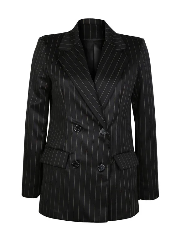 Solada Blazer mujer raya diplomática cruzada
