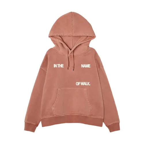 Sudadera Rosa Pompeii Walk Astro Light Boxy Hoodie M