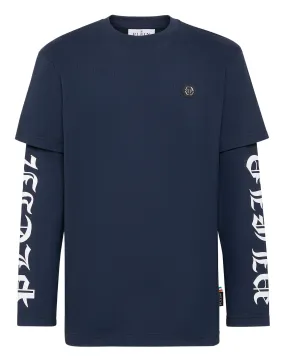 T-shirt Round Neck LS Gothic Plein
