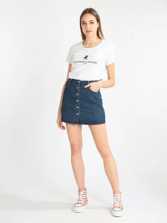 U.S. Grand Polo Camiseta de mujer de manga corta con estampados