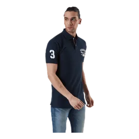 Vinson Polo Club Leslie Pique Shirt Blue