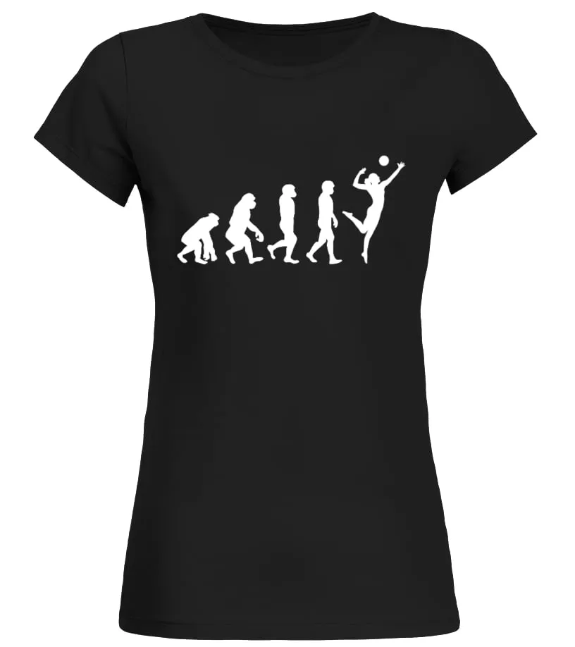 Volleyball evolution Camiseta cuello redondo Mujer