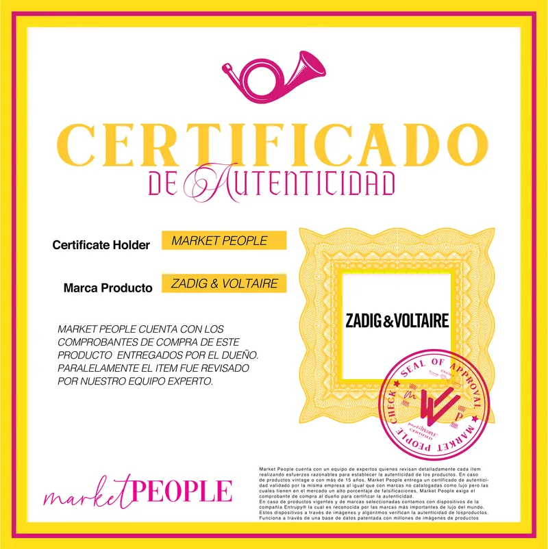 ZADIG & VOLTAIRE Polera Donate Compo Skull Heart